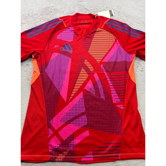 adidas Other - Adidas T24 Pro Goalkeeper Jersey Mens 2XL Red Aeroready Soccer Shirt IN0425 NEW